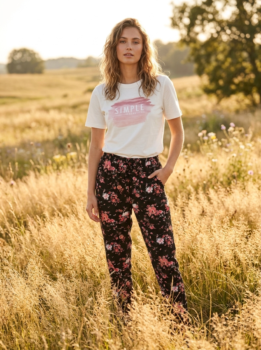 T-shirt blanc coton bio – Simple is beautiful | B.Young