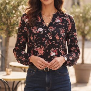 blouse-imprime-fleur