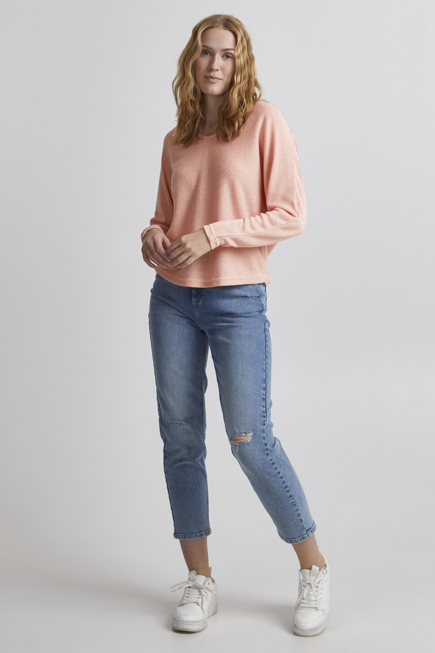 Pullover rose femme