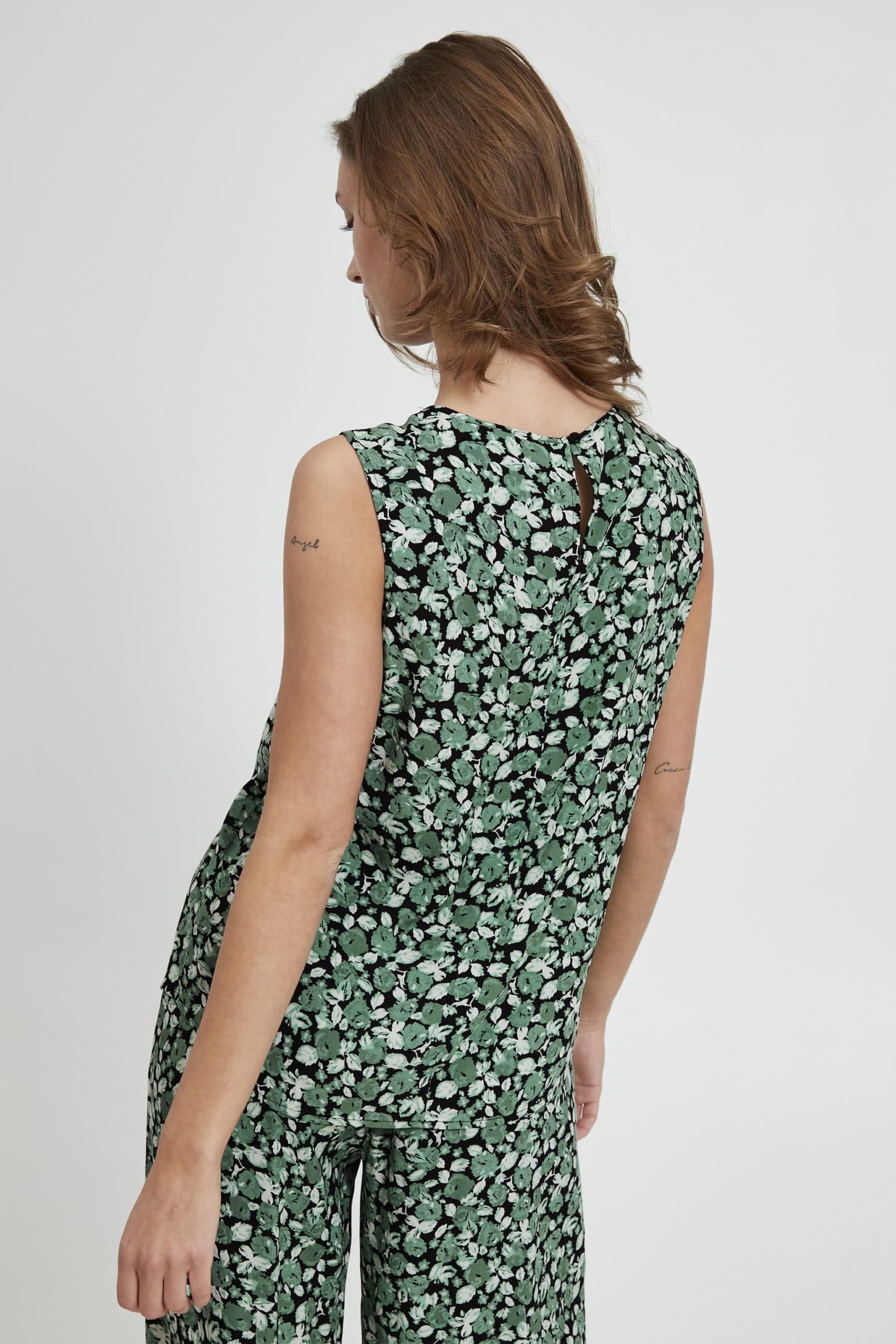 Top vert femme fleuri | B.Young – Image 5