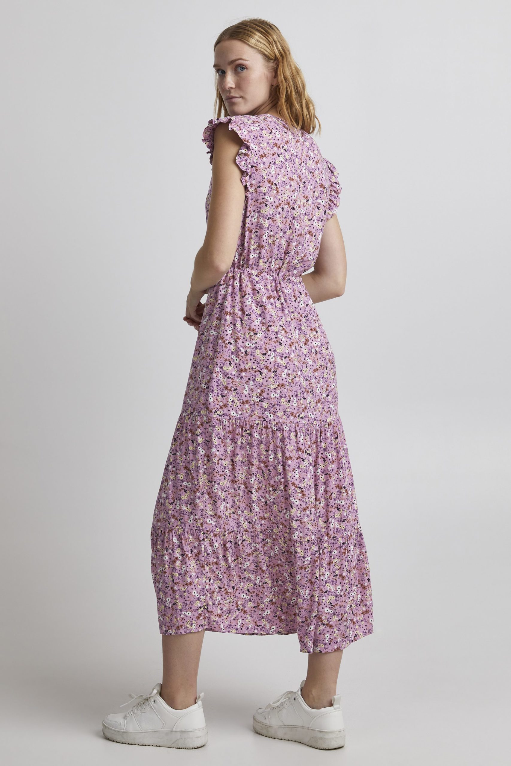 Robe fleurie rose – Image 3