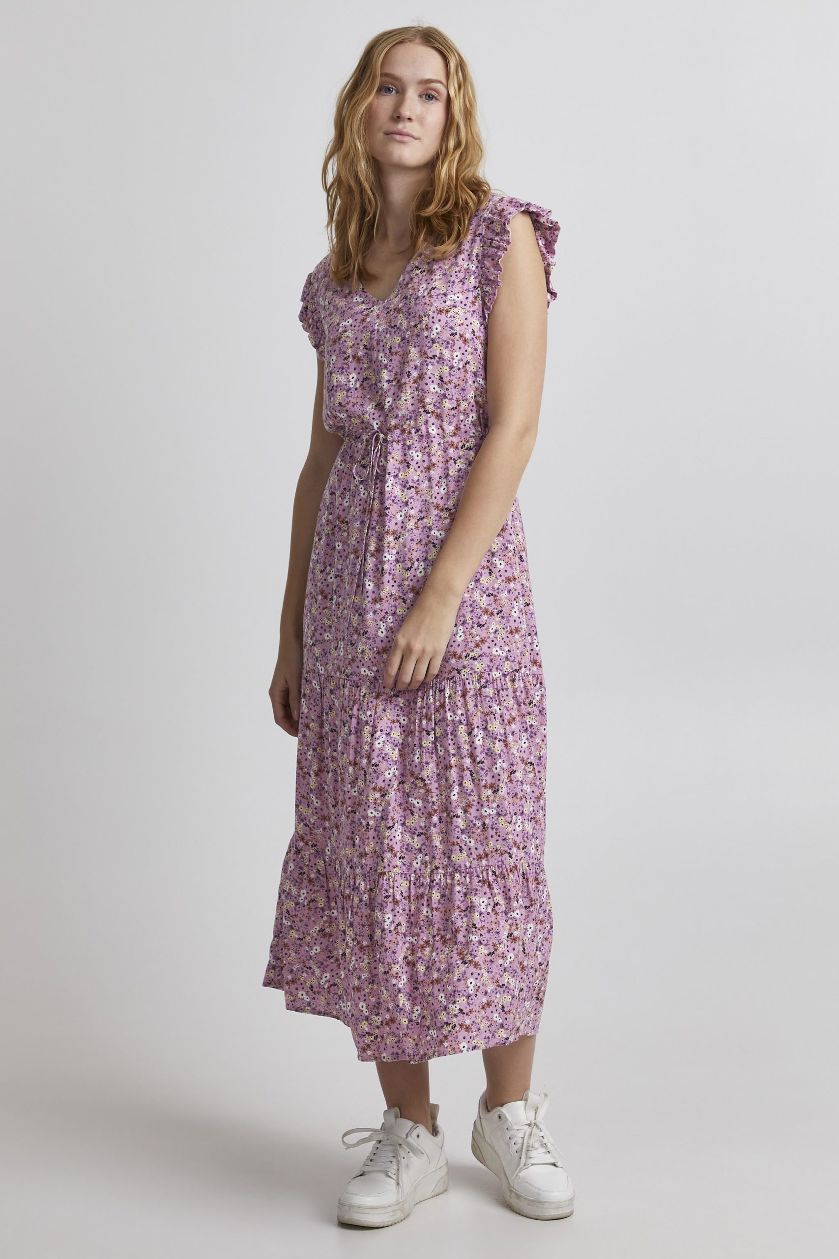 Robe fleurie rose