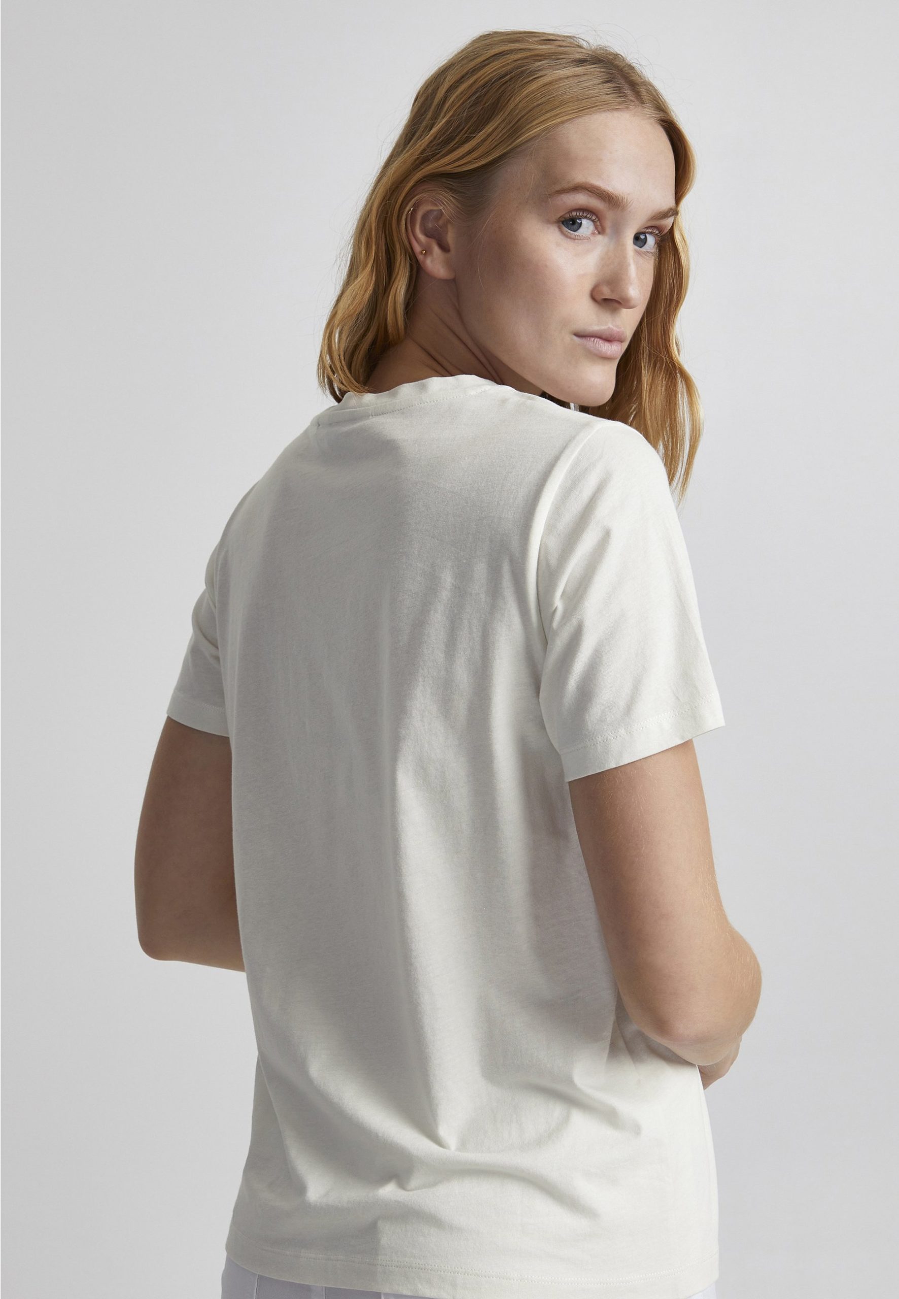 T-shirt blanc femme – Image 3