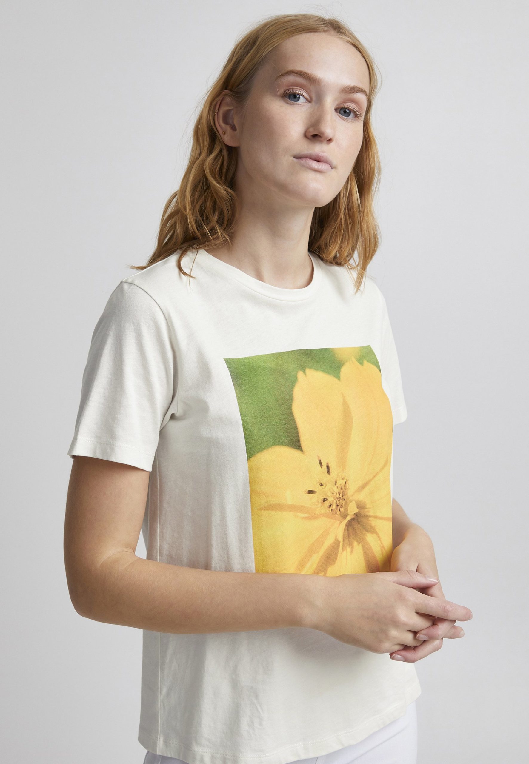 T-shirt blanc femme – Image 2
