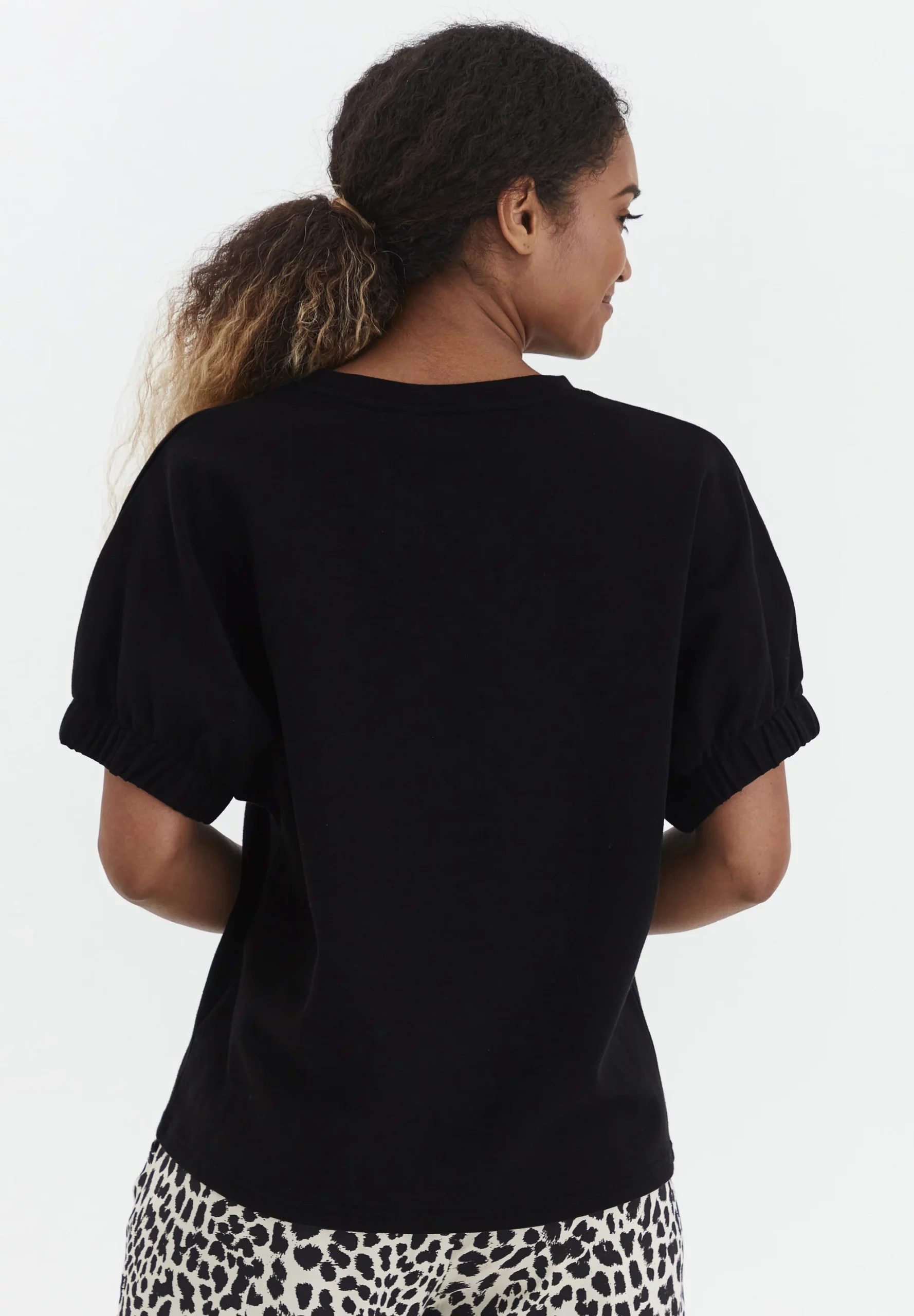 T-shirt basic noir – Image 2