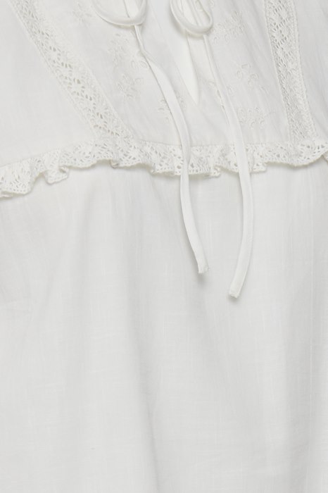 Top blanc brodé femme – Image 5