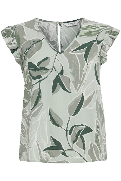 top-femme-fleuri-vert